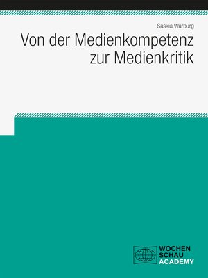 cover image of Von der Medienkompetenz zur Medienkritik